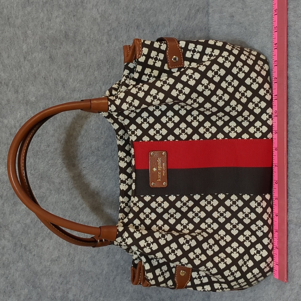 Kate spade tote bag brown/beige/red - Picture 9 of 11